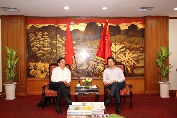 TS Vũ Tiến Lộc, Chủ tịch VCCI làm việc với ông Phạm Viết Thanh, Bí thư Tỉnh ủy Tây Ninh