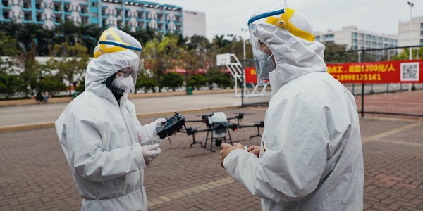 Drone thành công cụ đắc lực của Trung Quốc chống dịch bệnh SARS-CoV-2
