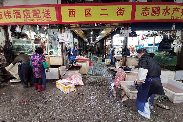 Nhiều loài động vật hoang dã được bày bán trong các khu chợ tại thành phố Vũ Hán, Trung Quốc