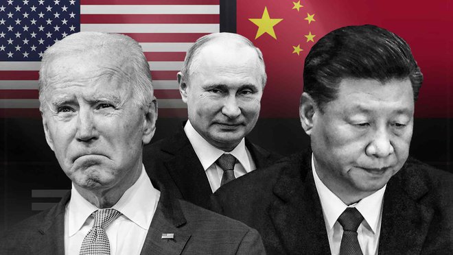 Việc thách thức đồng thời Nga và Trung Quốc đang tạo nhiều sức ép cho chính quyền Tổng thống Joe Biden