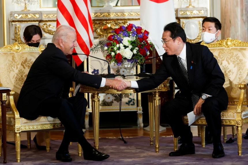 Tổng thống Biden trong cuộc hội đàm với Thủ tướng Kishida tại Tokyo