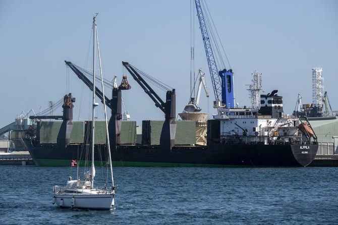 Một con tàu chở 7.000 tấn ngũ cốc đã khởi hành từ cảng Berdyansk của Ukraine. 