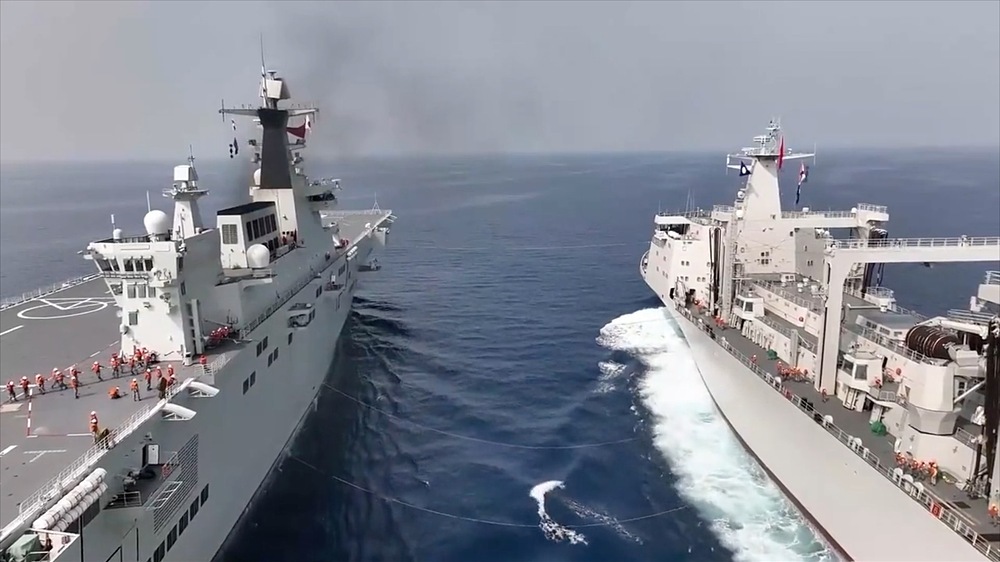 c tàu chiến Trung Quốc tham gia cuộc tập trận gần Đài Loan. Ảnh: Reuters