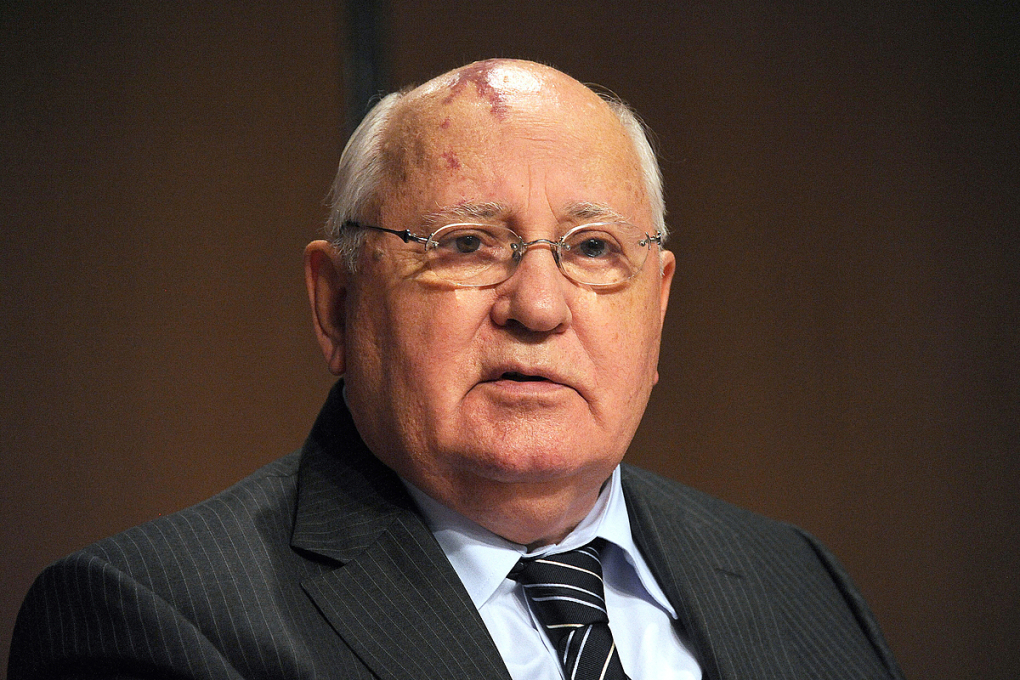 Ông Mikhail Gorbachev dự họp báo ở Pháp hồi năm 2011. Ảnh: AFP.