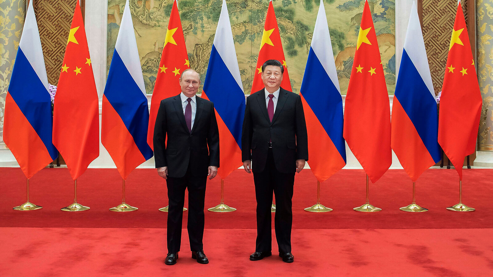 Chủ tịch Trung Quốc Tập Cận Bình và Tổng thống Nga Vladimir Putin