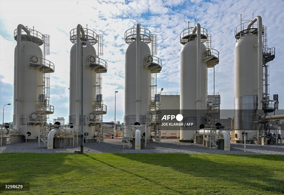 Cơ sở lưu trữ khí đốt lớn nhất Châu Âu đặt tại Áo đang có nguy cơ trống rỗng. Ảnh minh họa. Ảnh: AFP