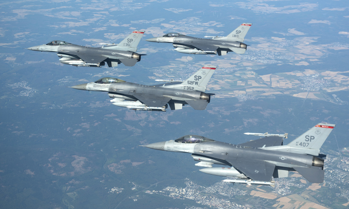 Máy bay chiến đấu F-16 của Mỹ