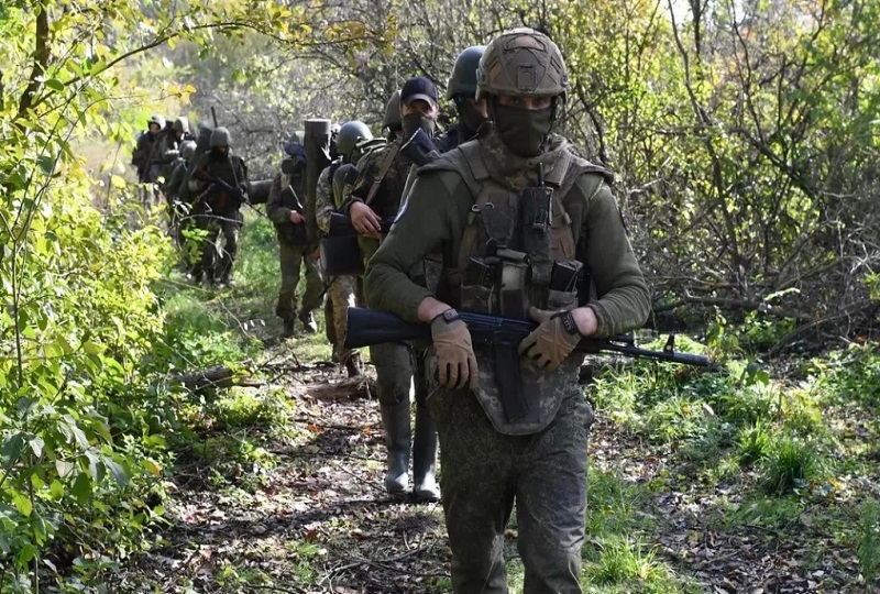 Các tay súng Wagner triển khai ở Ukraine hồi năm ngoái. Ảnh: Ria Novosti.