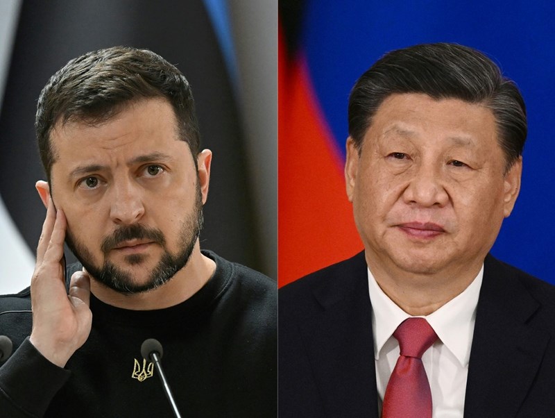 Chủ tịch Trung Quốc Tập Cận Bình và Tổng thống Ukraine đã có cuộc điện đàm đầu tiên sau hơn 1 năm chiến sự