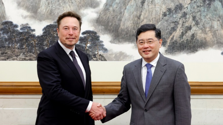 Ngoại trưởng Trung Quốc Tần Cương tiếp tỷ phú Elon Musk tại Bắc Kinh