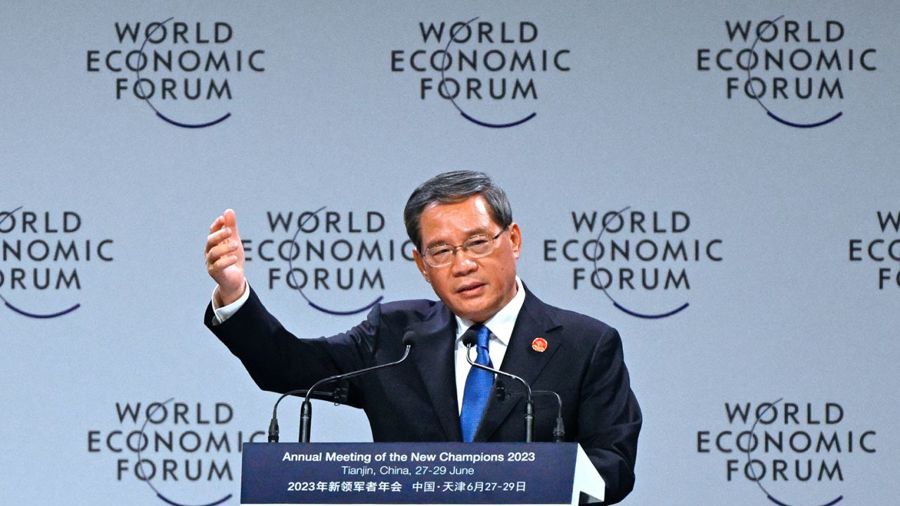 Thủ tướng Trung Quốc Lý Cường phát biểu khai mạc Diễn đàn Davos mùa hè 2023 
