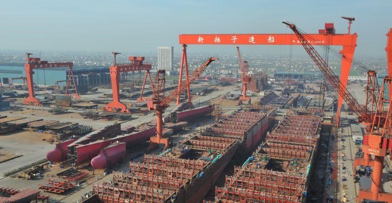 Trung Quốc tiếp tục dẫn đầu thế giới trong ngành đóng tàu
