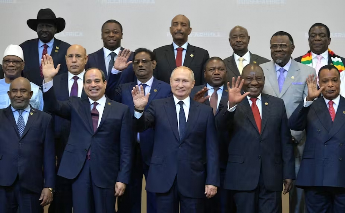 Các đại biểu tại Diễn đàn Kinh tế Nga-châu Phi tại Sochi năm 2019. Ảnh: Điện Kremlin