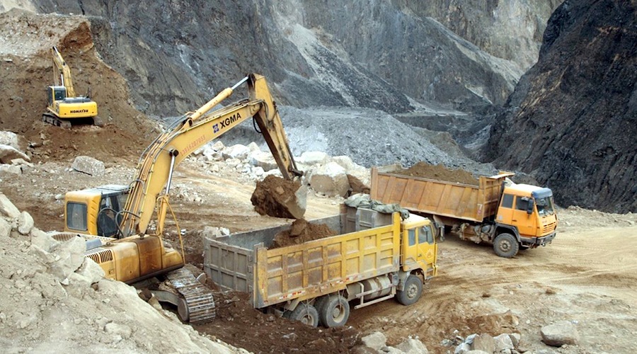 Mỏ khai thác đất hiếm tại tỉnh Tứ Xuyên, Trung Quốc. Ảnh: AP