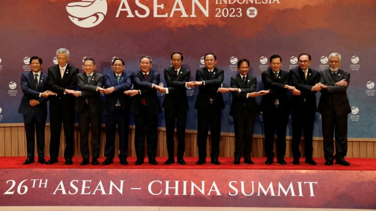 Hội nghị thượng đỉnh ASEAN-Trung Quốc tại Jakarta vào tháng 9/2023. Ảnh: Reuters