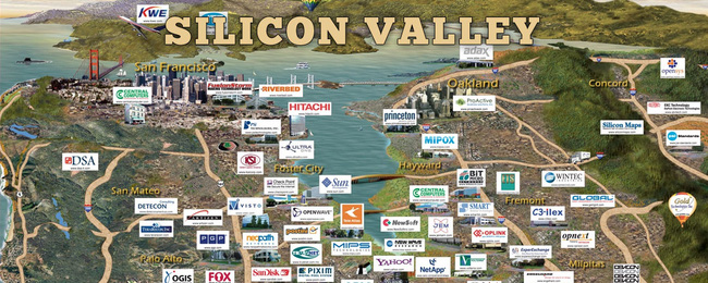 Các doanh nghiệp khởi nghiệp công nghệ tại thung lũng silicon tại Mỹ