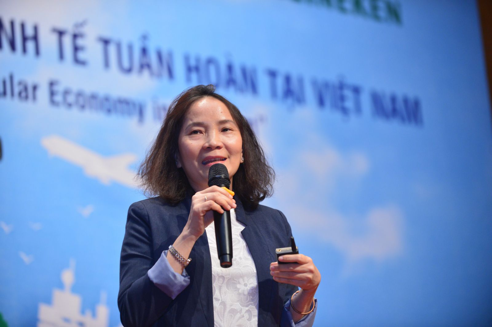 bà ê Thị Ngọc Mỹ - Giám đốc phát triển bền vững Công ty TNHH Nhà máy bia Heineken 