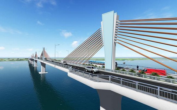 Cầu Đại Ngãi -chiếc cầu cuối cùng trên quốc lộ 60 chuẩn bị đầu tư.