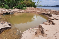 Vụ nghi khai thác cát lậu ở An Giang: Doanh nghiệp VLXD đã dẹp bãi tập kết cát