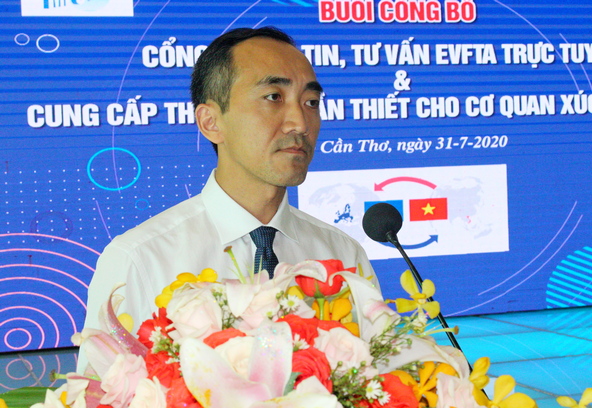 Ông Nguyễn Phương Lam, Giám đốc VCCI Cần Thơ cho biết thắc mắc của doanh nghiệp về EVFTA sẽ được giải đáp trong vòng 3 ngày làm việc.