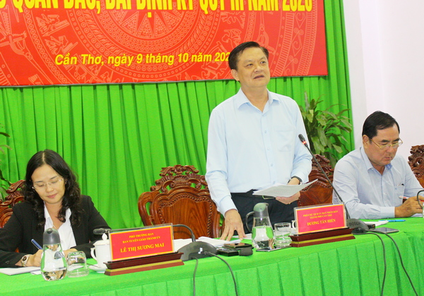 Phó Chủ tịch UBND TP.Cần Thơ Dương Tấn Hiển, cho rằng quan điểm của địa phương là muốn đồng hành cùng doanh nghiệp,.