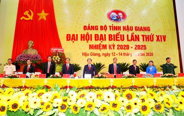 Đại hội Đảng bộ (ĐHĐB) tỉnh Hậu Giang lần thứ XIV nhiệm kỳ 2020-2025 đã long trọng khai mạc