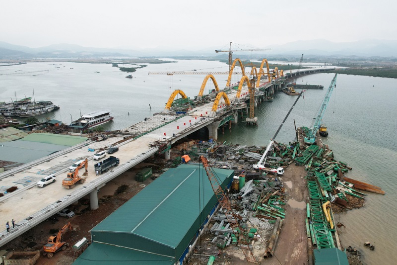 Cầu Cửa Lục là một trong 3 dự án công trình giao thông sẽ được tỉnh Quảng Ninh đưa vào khánh thành ngày 1/1/2022