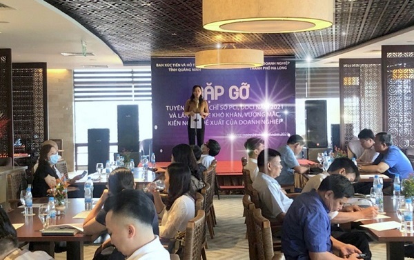 Quảng Ninh luôn chú trọng hỗ trợ doanh nghiệp Năm 2021, GRDP của tỉnh đạt 10,28%, đứng thứ 2 toàn quốc và cao hơn nhiều lần so với mức tăng trưởng kinh tế bình quân chung cả nước