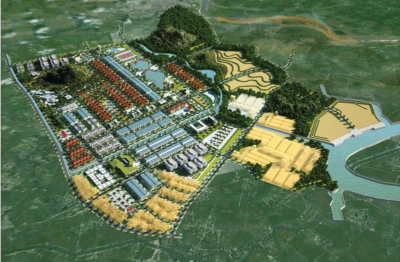 Dự án Khu dân cư Dịch vụ thương mại Bắc thị trấn Phú Thứ đang chờ được tính tiền sử dụng đất