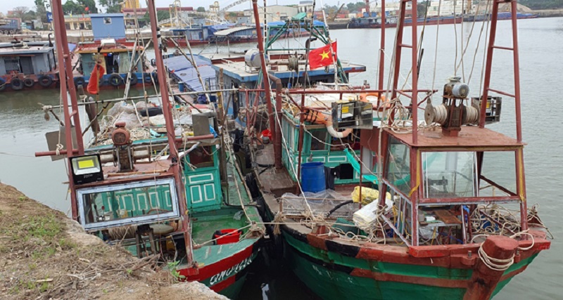 TP Móng Cái đã ban hành quyết định tịch thu 2 phương tiện khai thác thủy sản trái phép. (ảnh báo QN)