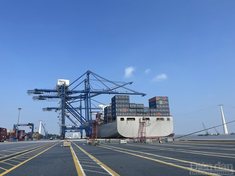 Cảng container quốc tế Tân Cảng Hải Phòng tổ chức đón chiếc tàu Wan Hai A07 “Rainbow”, sức chở 13.000 teu container (144.571 DWT)
