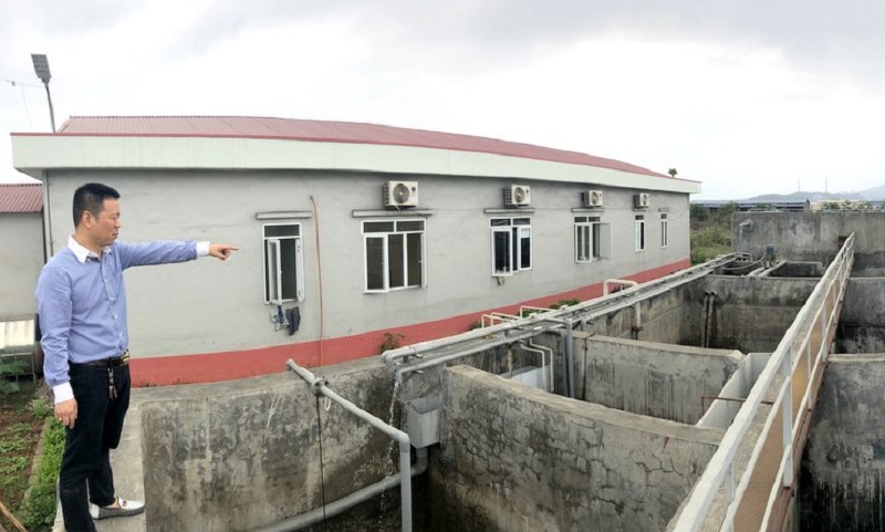 Trạm xử lý nước thải tập trung tại CCN Hà Khánh (ảnh báo Quảng Ninh)