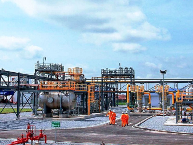Hệ thống phân phối khí tại khu công nghiệp Tiền Hải (ảnh báo Thái Bình)
