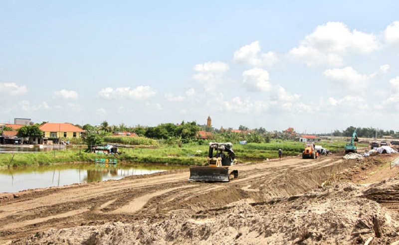 Khởi công dự án đầu tư xây dựng tuyến đường bộ mới Nam Định - Lạc Quần - đường bộ ven biển tháng 12-2022 (ảnh báo Nam Định)