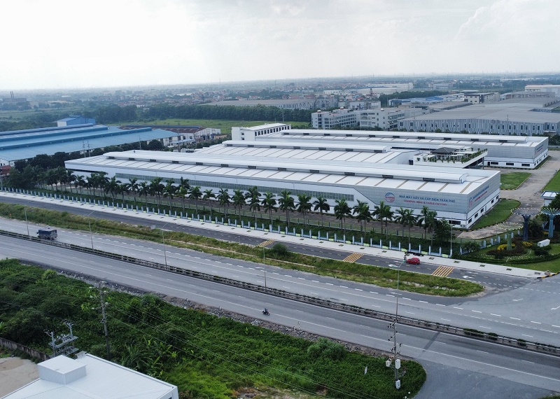 Khu công nghiệp Lương Điền - Cẩm Điền (Cẩm Giàng) thu hút được nhiều dự án FDI mới (Ảnh: Báo Hải Dương)