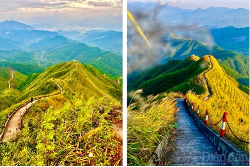 Cả hành trình tới cột mốc 1305 là một chặng đường mà du khách sẽ được thưởng ngoạn cảnh sắc tuyệt đẹp của Bình Liêu. Nơi đây có những dãy núi hùng vĩ trải dài, cùng sắc xanh của rừng cây, núi đá, như một bức tranh tuyệt đẹp. Từ cột mốc này, bạn có thể phóng tầm mắt về phía xa để có thể chiêm ngưỡng khung cảnh của nước bạn Trung Quốc.
