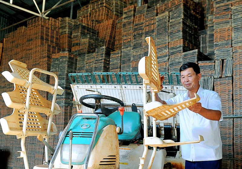 Các hộ nông dân sản xuất, kinh doanh giỏi của tỉnh Hải Dương (Ảnh: Báo Hải Dương)