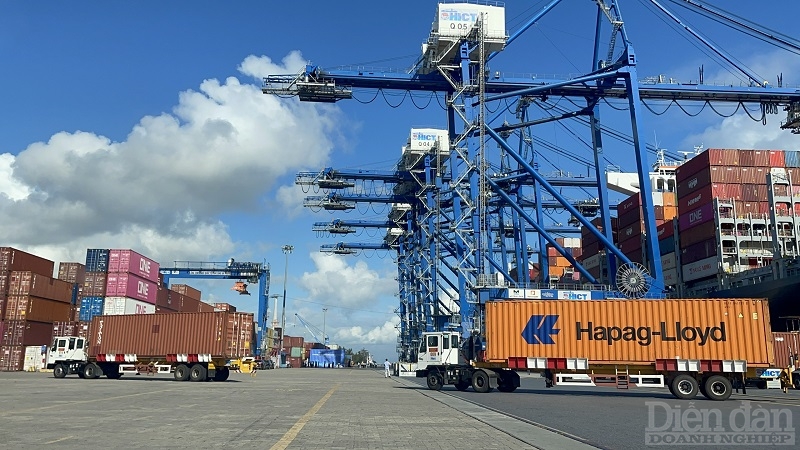 Doanh thu từ hoạt động dịch vụ cảng của TP Hải Phòng năm 2023 đạt hơn 6.700 tỷ đồng