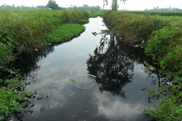 Nước thải trong quá trình xử lý được thải trực tiếp ra ngoài sông, hồ