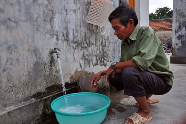 Mục tiêu của Thái Bình đến hết tháng 6/2019, 100% cho số hộ dân toàn tỉnh được sử dụng nước sạch