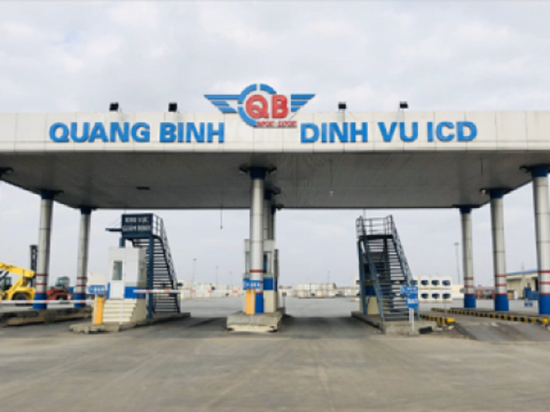 Công ty XNK Quảng Bình đã đầu tư xây dựng dự án ICD Quảng Bình – Đình Vũ tại Khu công nghiệp Đình Vũ (Hải Phòng)
