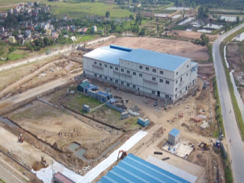 toàn bộ dự án nhà máy Ohsung Vina Thái Bình tại KCN Liên Hà Thái sẽ đi vào hoạt động trong tháng 7 này