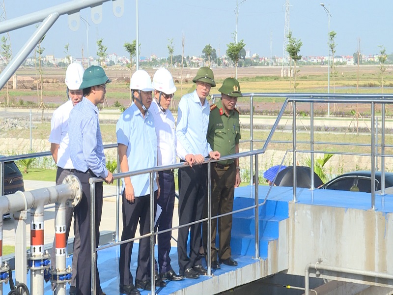 nhà đầu tư hạ tầng đã hoàn thành xây dựng nhà máy xử lý nước thải giai đoạn 1 công suất 5.000m3/ngày đêm đạt quy chuẩn