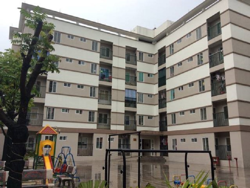 dự án nhà ở xã hội (NƠXH) do Cty CP Đầu tư phát triển nhà HUD2 làm chủ đầu tư xây dựng tại khu phố 4, KĐTM Trần Hưng Đạo, TP Thái Bình, tỉnh Thái Bình.