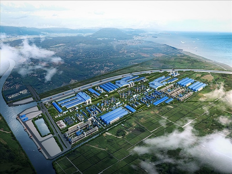 Tổng quan tổ hợp Nhà máy thép của Tập đoàn Xuân Thiện đang được triển khai tại huyện Nghĩa Hưng (Nam Định)