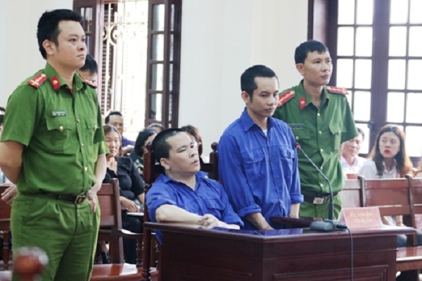 Bị cáo Nguyễn Xuân Thu tại tòa; ảnh: Giang Chinh