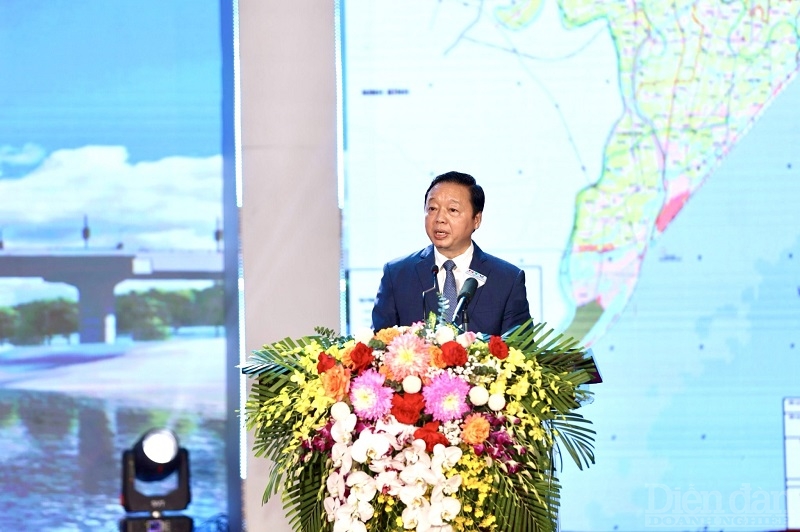 Phó Thủ tướng Chính phủ Trần Hồng Hà phát biểu chỉ đạo tại hội nghị công bố Quy hoạch tỉnh Nam Định thời kỳ 2021 - 2030, tầm nhìn đến năm 2050 và xúc tiến đầu tư năm 2024