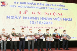 Thái Bình : Vinh danh 126 doanh nghiệp, doanh nhân tiêu biểu