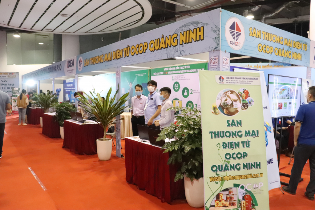 Sàn TMĐT OCOP Quảng Ninh tại hội chợ OCOP Quảng Ninh Hè - 2022.
