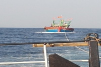Cứu 17 ngư dân tàu cá NA 91927 TS gặp nạn trên đường phân địnhVịnh Bắc Bộ